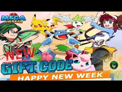 Mega Awaken - Weekly Gift Code 🎁 #1 New Pokemon Private Server/ Instant VIP5🔥Pokemon 3D Graphics