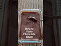 How2 Make Chocolate Sauce Shorts