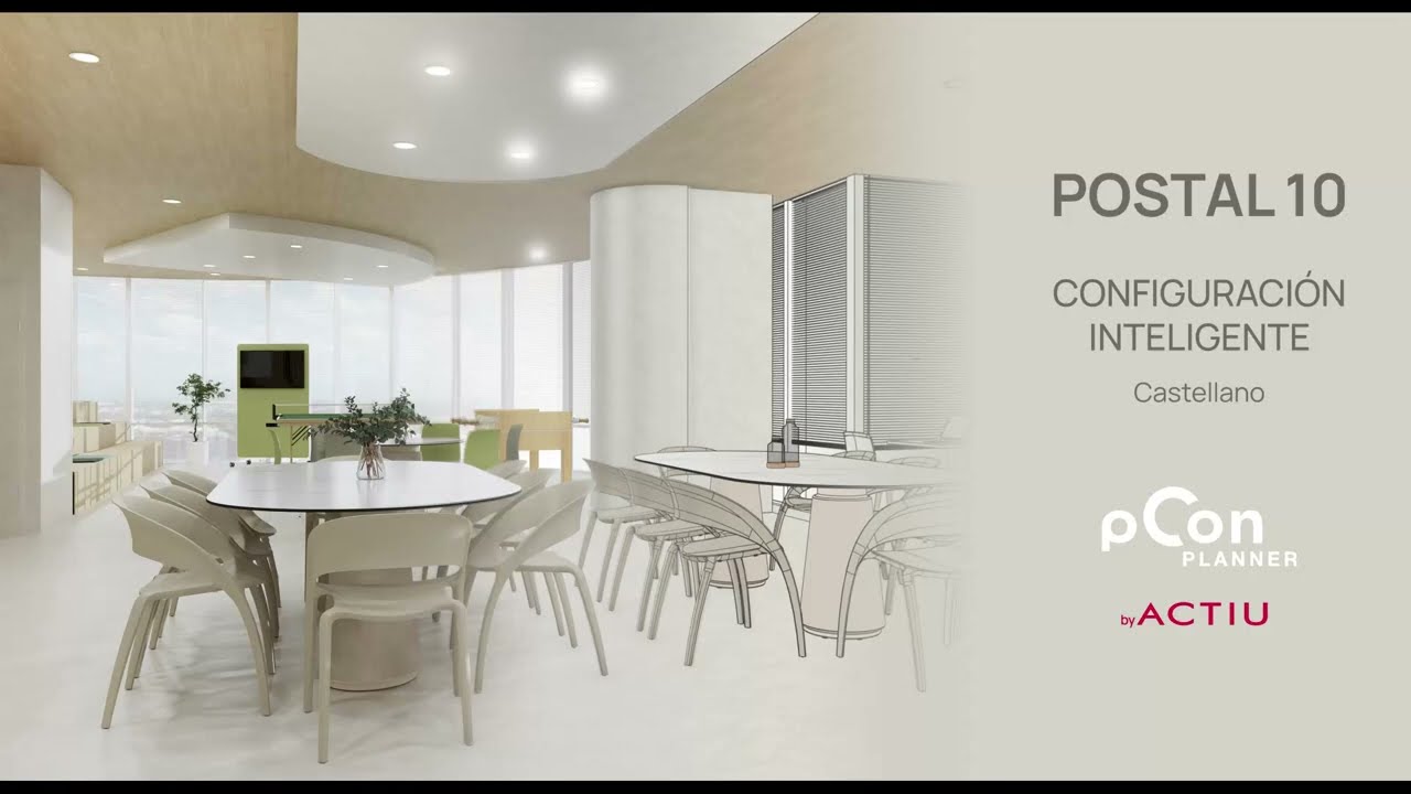 Cómo configurar POSTAL 10 en pCon Planner | Tutorial Actiu