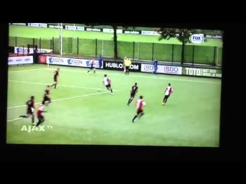 Great Goal Ezra Walian Ajax A2 - Feyenoord A2 (2-2) 14-09-2013