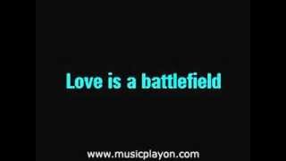 Pat Benatar - Love Is A Battlefield  (karaoke)