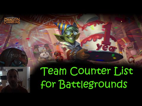 Team Counter List for Battlegrounds - Dragon Champions