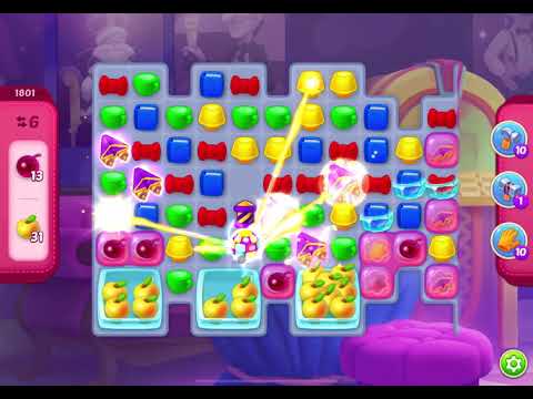 HomeScapes Level 1801 no boosters (18 moves)