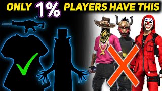 5 Rare Items Only 1% Players Have 😳 - Free Fire