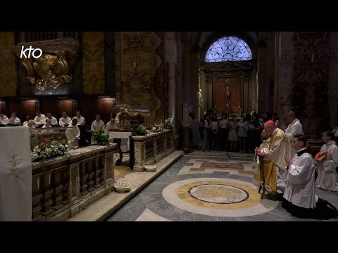 Messe d’accueil des reliques de sainte Thérèse de Lisieux et de ses parents à Rome