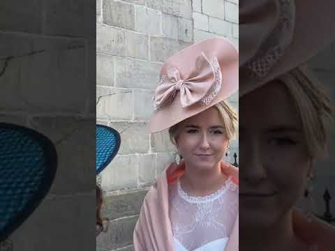 Allegra boater hat & Kamala silk hat by Holly Young