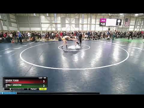 59 Lbs Cons. Round 1 - River Todd, CA Vs Emily Sindoni, NY A6bc