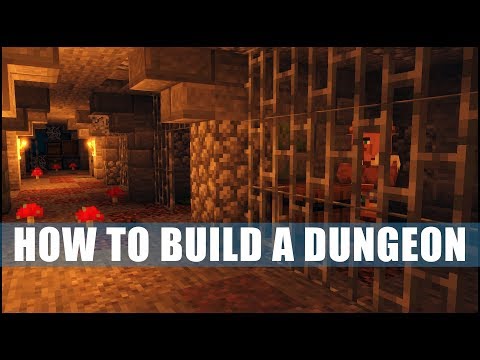 How To Build A Castle Dungeon - Minecraft