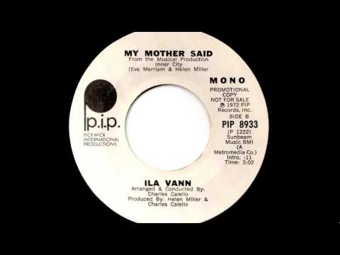 Ila Vann - My Mother Said (Mono Promo Version)