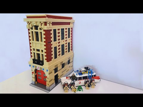 LEGO Ghostbusters Firehouse: Half Baseplate MOC