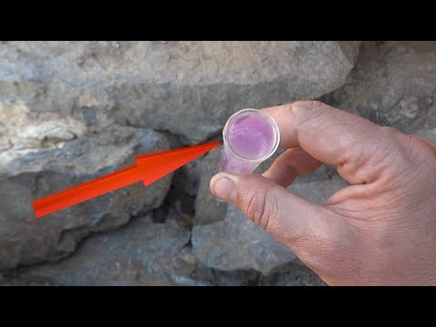 Очень простой и эффективный способ найти золото из камней, на месте!