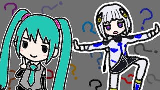 初音ミク＆可不と学ぶ漢字【方・員・立】