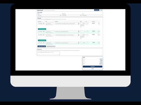 Simplo NDIS tutorial: initial setup and creating an invoice