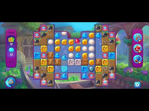 Fishdom gameplay level 2448 fail