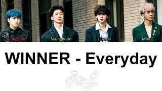 WINNER - Everyday (Color Coded Lyrics ENGLISH - YouTube