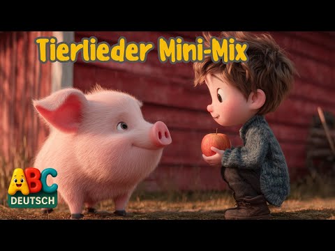 Tierlieder Mini-Mix 🐾🎶 | Die beliebtesten Kinderlieder über Tiere – Singen & Lernen