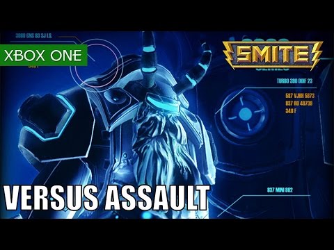 SMITE Gameplay Xbox One Assault Versus as Ymir - Trying a different starting build for guardians