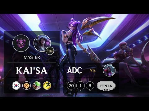 Kai'Sa ADC vs Varus - KR Master Patch 9.8
