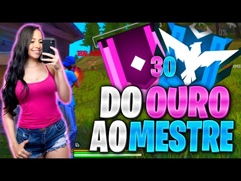 SOLO VS SQUAD!!! DO OURO AO MESTRE TEMPORADA 30 (SEM DOBRO PONTOS) free fire Highlights