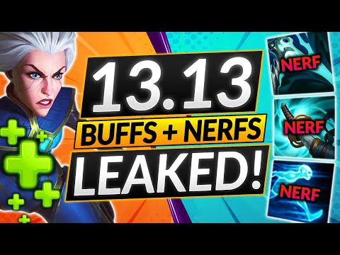 PATCH 13.13 - NEW CHAMPION BUFFS and NERFS - Top Lane Meta DELETED - LoL Update Guide