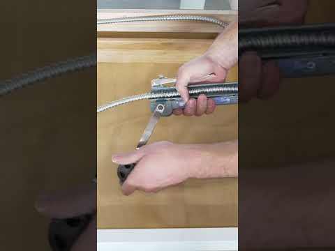 How To Strip MC Cable Sheathing!￼ #shorts #tools #electrical #diy
