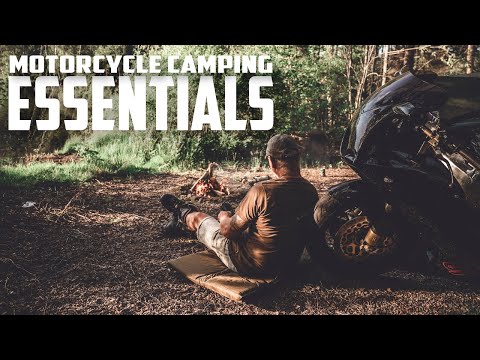 10 MOTORCYCLE CAMPING ESSENTIALS!