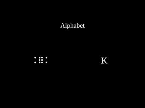 Unified English Braille, Video 1: The Braille Cells (Part 1: Letters)