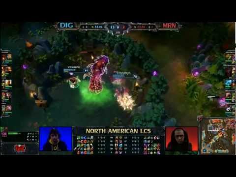 LCS NA W2D1 - MRN vs Dignitas Highlights