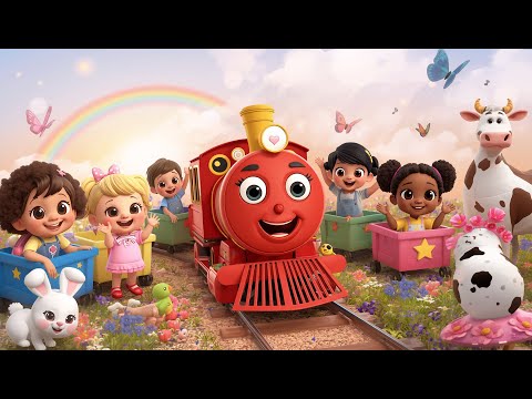 Trenzinho do Bom Dia! 🚂 Música Infantil para Acordar Feliz! | ValenBaby
