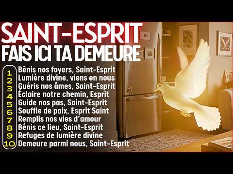 ✨🕊️ CHANTS DU SAINT-ESPRIT POUR BÉNIR VOTRE MAISON - ÉCOUTEZ CHAQUE MATIN✨🕊️