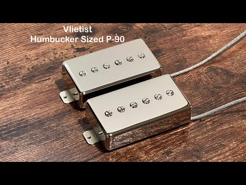 Good Land Pickups: Vlietist Humbucker Sized P-90 Set, Nickel Bild 6