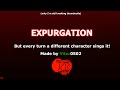 FNF Expurgation But Every Turn A Different Character Sings It