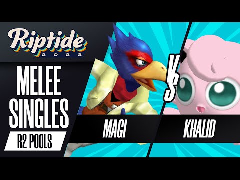 Magi (Falco) vs Khalid (Jigglypuff) - Melee Singles Round 2 Pools - Riptide 2023