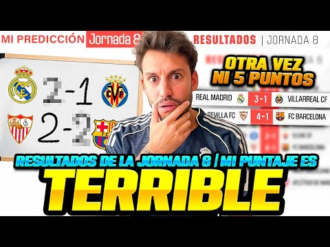 I'M A DISGRACE 😂 | MATCHDAY 8 RESULTS AND MATCHDAY 9 PREDICTIONS | FREE QUINIELA | Ubietoo | LALIGA