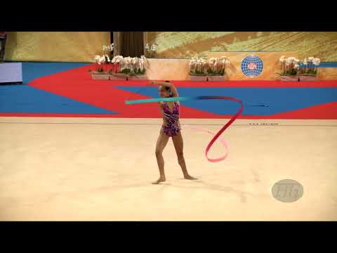 ZENG Laura (USA) - 2018 Rhythmic Worlds, Sofia (BUL) - Qualifications Ribbon
