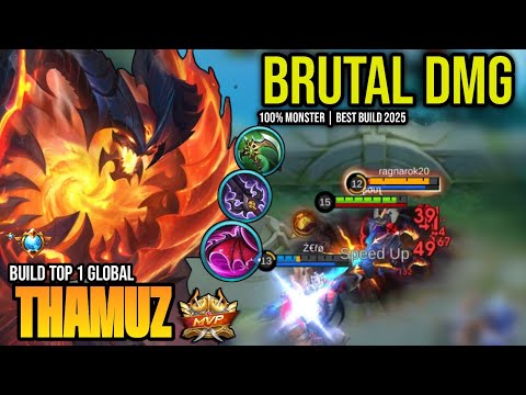 THAMUZ BEST BUILD 2025 | BUILD TOP 1 GLOBAL THAMUZ GAMEPLAY | MOBILE LEGENDS✓