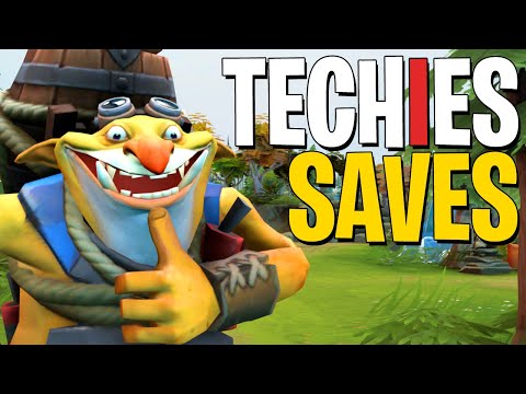 Techies the Saviour - DotA 2 Funny Moments