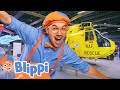 Blippi Explores Flying Machines At The RAF Museum Blippi Moonbug Kids Learning Corner