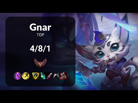 Gnar vs Camille TOP - KR GRANDMASTER Patch 14.21