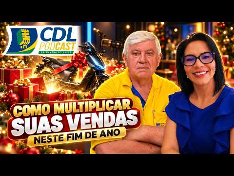 Naudi Rohr e  Elisângela Lins no Podcast CDL Primavera