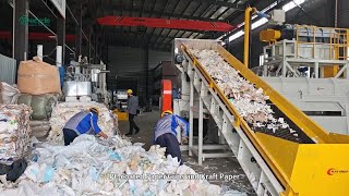 Recycling of Paper Plastic Composites | Separate Pulp from Poly-coated