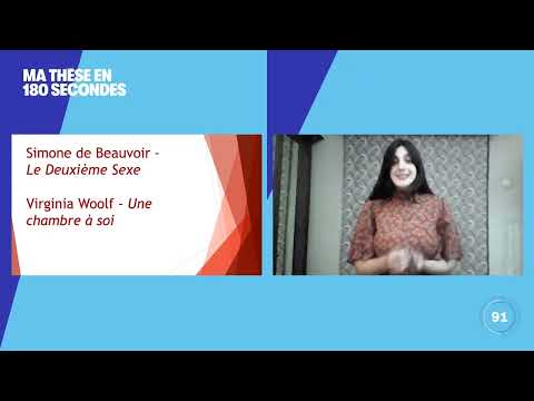 Égalité des genres et littérature féministe française - Ma thèse en 180 secondes internationale 2022