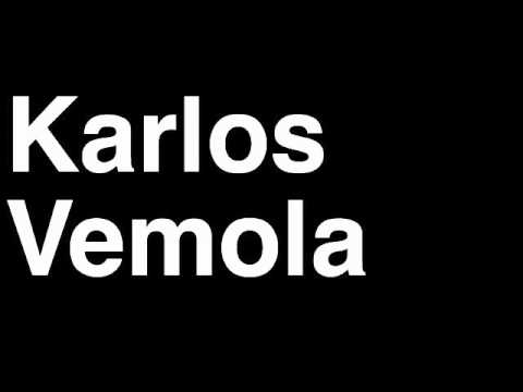 How to Pronounce Karlos Vemola Light Heavyweight Fighter UFC MMA TKO KO Knock Out Punch Hit