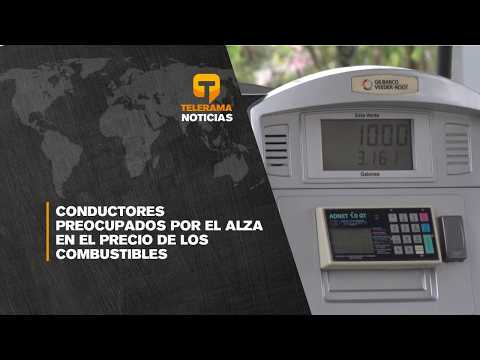 Conductores preocupados por el alza en el precio de los combustibles