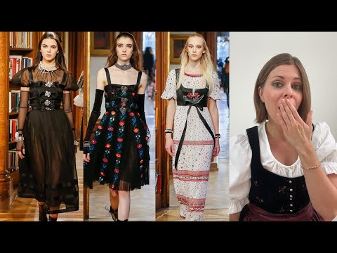 When the Dirndl Walked the Runway The Trachten-Inspired Chanel Métiers d'Art 2014 Runway Show