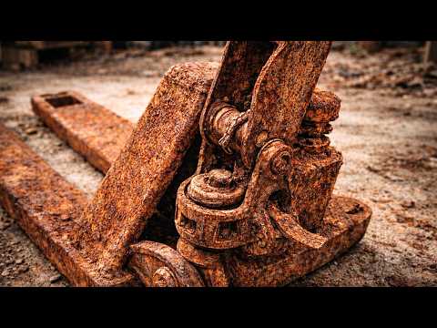 Genius Boy Restores a 30-Year-Rusted Forklift | Full Rebuild