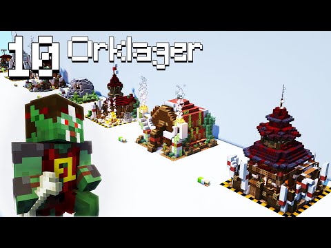 10 Orklager in Minecraft 🔟 Minecraft Ork Lager bauen deutsch