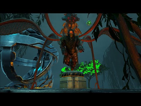 Ark Genesis solo!Taming my first Bloodstalker!