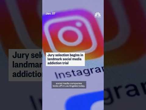 Jury selection begins in landmark social media addiction trial