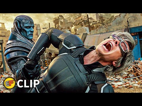 Quicksilver vs Apocalypse - "Foolish Child" Scene | X-Men Apocalypse (2016) Movie Clip HD 4K